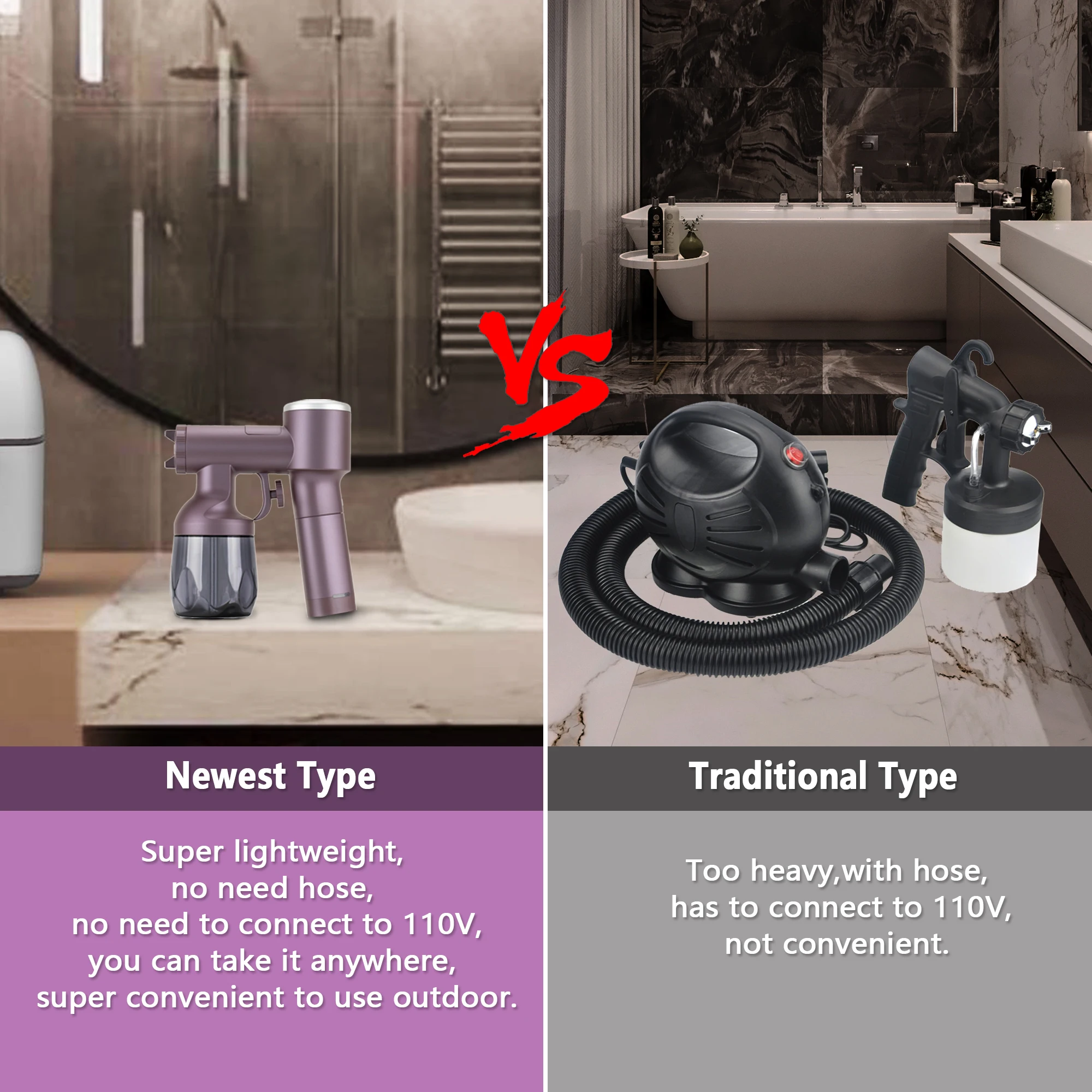 The World's First Patented HVLP Sunless Cordless Spray Tanning Machine Professional Spray Tan Gun