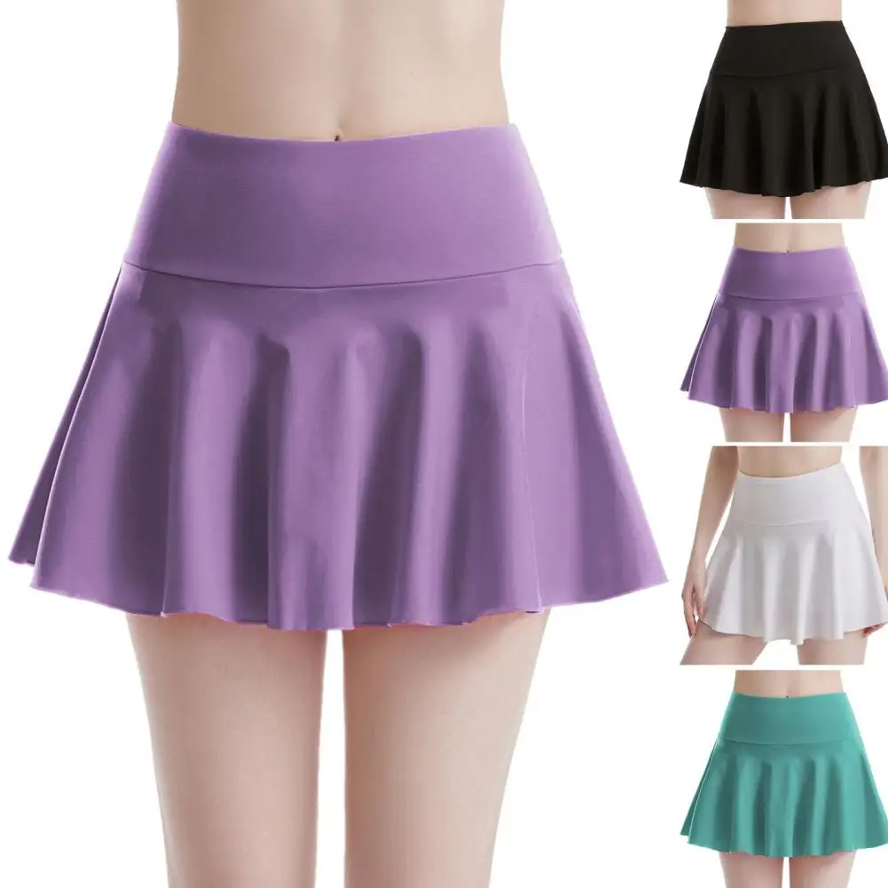 Yoga Skirt Women Tennis Skirts Pockets Running Golf Lightweight Athletic Skort Jogging