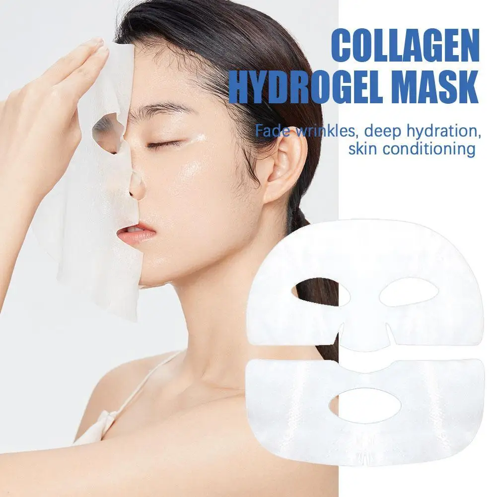 

Anti-wrinkle Collagen Face Mask Moisturizing Anti-aging Brightening Face Sheet Repair Mask Facial skincare Masks Care Skin W7E3