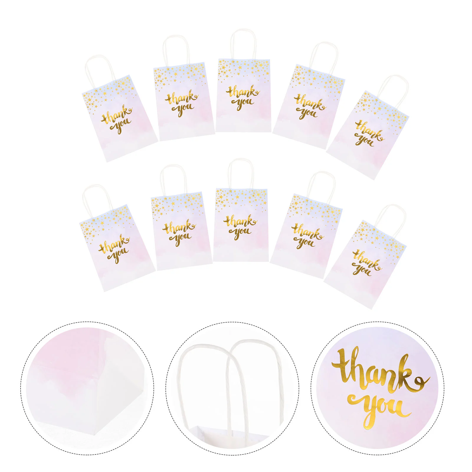 

12 Pcs Handbag Wrapping Bags for Presents Favor Decorative Gift Portable Paper Large