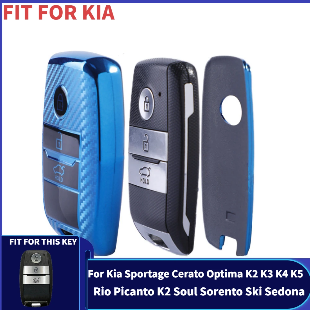 Guscio Chiave Ricambio Per KIA | K2 K5 Sorento Soul Sportage | Custodia Flip A Distanza