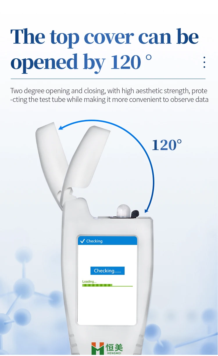 Portable ATP Fluorescence Tester, Rechargeable Handheld Fluorescent Microbial Su
