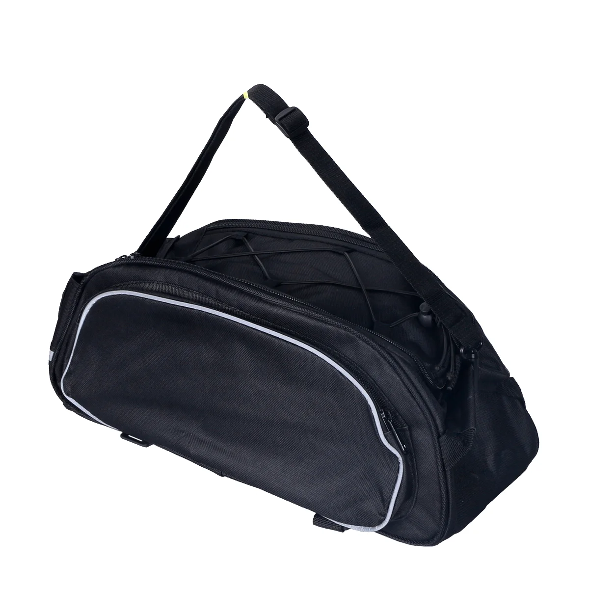 

Rear Bag Storage Bags Pannier Commute Pouch Paddle with Elastic Rope Bike Saddle