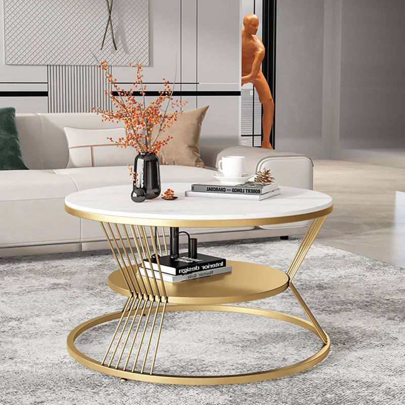

Luxury Black Coffee Tables Modern Design Drawer Nordic Side Table Legs Metal Storage Mesa De Centro De Sala Home Furniture