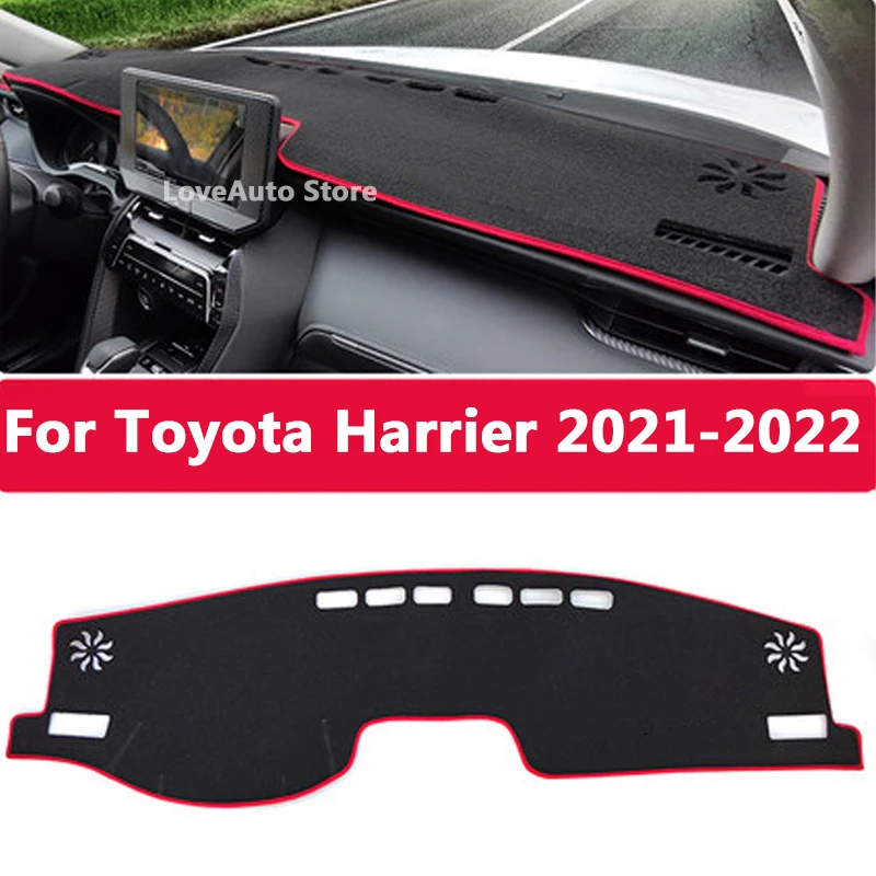 

Для Toyota Harrier 2021 2022 консоль приборной панели автомобиля, солнцезащитный экран, протектор из полиэстера и кожи, аксессуары, чехол