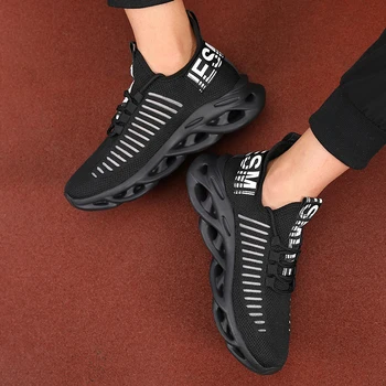 أحذية الجري الرجالية الرائعة للصيف، أحذية رياضية فاخرة قابلة للتنفس ومريحة وغير قابلة للانزلاق للتدريب في الهواء الطلق، أحذية كرة السلة بأربطة
