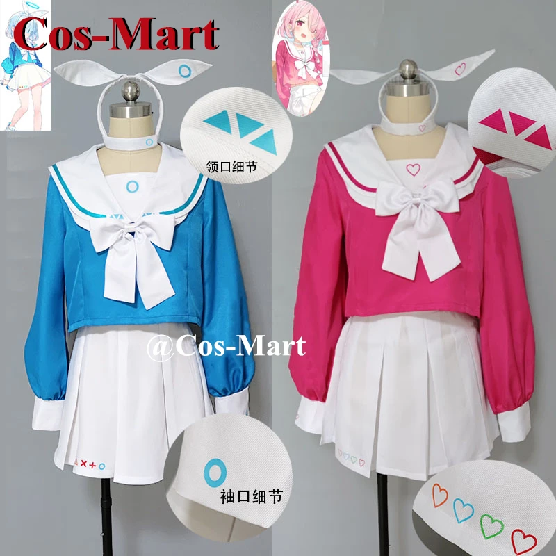 

Cos-Mart Game Blue Archive Arona Cosplay Costume Sweet Lovely Sailor Suit Unisex Activity Party Role Play Clothing Custom-Make