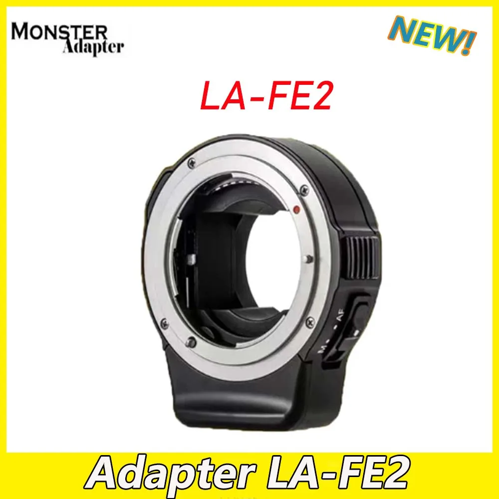 Adattatore Mostro La-Fe2 Anello Adattatore Per Obiettivo Della Fotocamera Con Messa A Fuoco Automatica Per Obiettivo Nikon F Per Fotocamera Sony E Mou