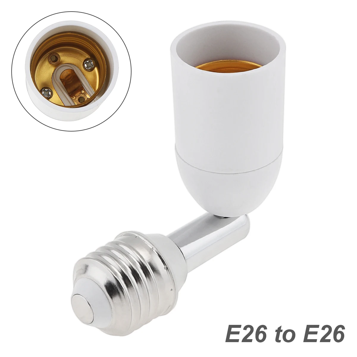 Lamp sockets e26 extension socket extender adapter e26 to e26