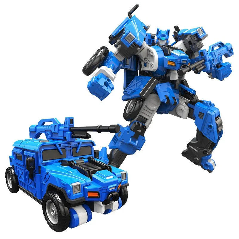 ABS Mini Force Transformation Robot to Car Toys Action Figures Mini Force X Simulation Car Airplane Deformation Agent Toy action figure