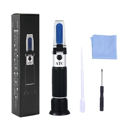 Premium Brix and Alcohol Refractometer for Beer, Wine, and Fruit Juice Analysis (Carton)