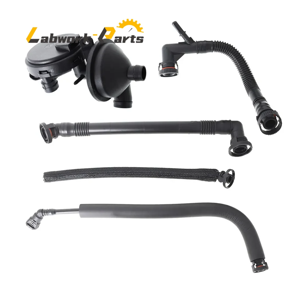 BB224268 for BMW E46 E39 E85 PCV Crankcase Vent Valve & Breather Oil Separator Hose Kit
