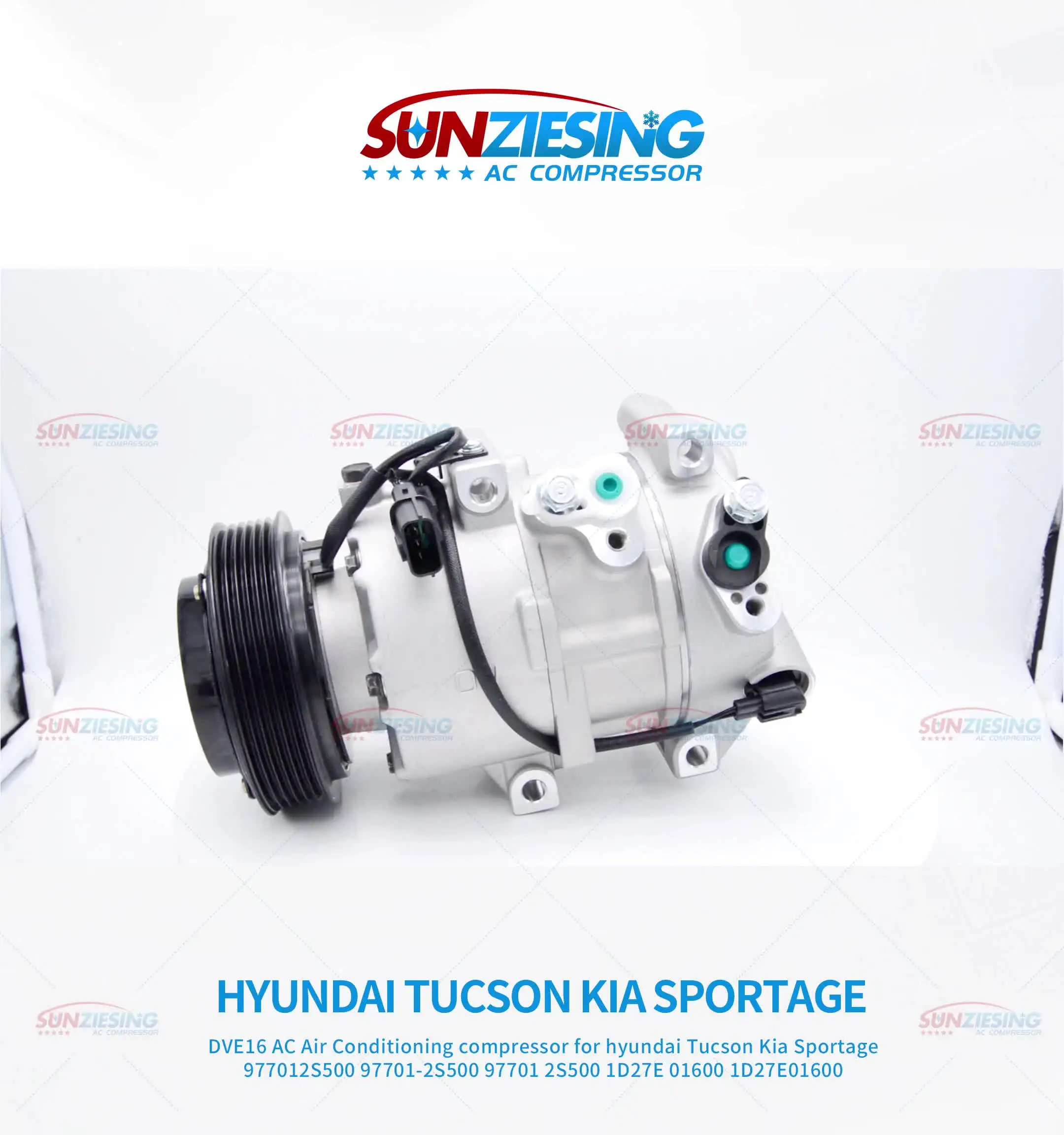 ZDGRB DVE16 ACコンプレッサー KIA SPORTAGE、hyundai Tucson Ix35
