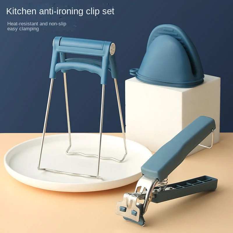 

Kitchen Anti Scalding Clip Hot Plate Gripper Hot Bowl Gripper Clips For Cooking Baking Pressured Cooker Microwave Oven Air Fryer