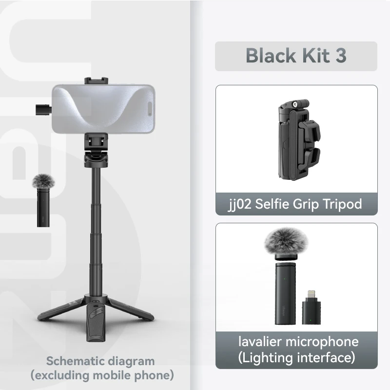 Black Apple Mic Kit