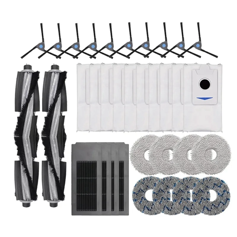 

Fit For Ecovacs Deebot X2 / X2 Omni / X2 Pro PLUS Accessories Dust Bag Mop Roller Cover Hepa Filter Robot Parts Accessories 1Set