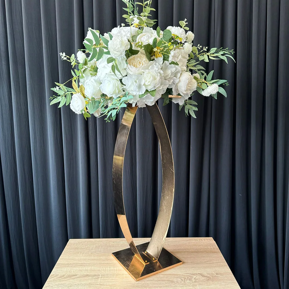 5PCS Metal Flower Rack Wedding Table Centerpiece Party Road Lead Event for Decoration 4