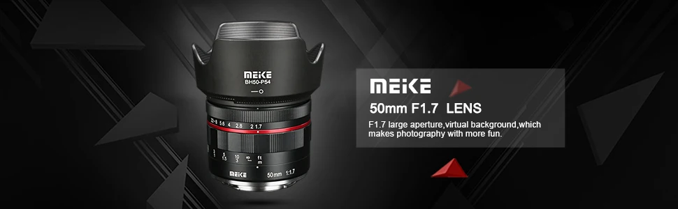 Meike 50mm F1.7 Full Frame Large Aperture Manual Focus Lens