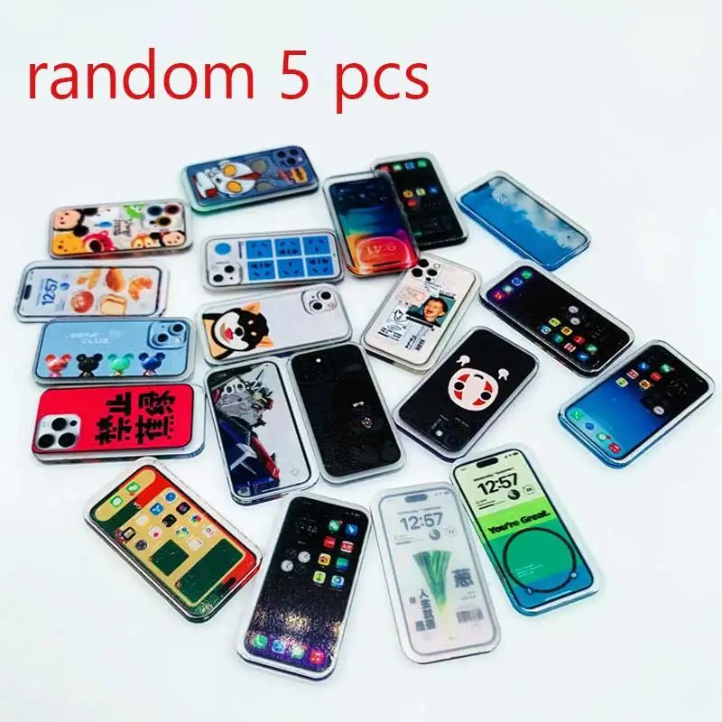 %E3%80%90Direct-sales%E3%80%91%205Pcs%201%206%20Scale%20Doll%20Accessories%20Simulation%20Miniature%20Item%20Mini%20Multi-style%20Mobile%20Phone%20Model%20for%20Girls%20Kids%20Pretend%20Toy%20-%20Image%204