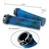Bicycle Handlebar Grips TPR Anti-Skid MTB Road Bike Handle End Grips Shockproof Aluminum Lock Ring MTB Cuffs Mountain Bike Part 4