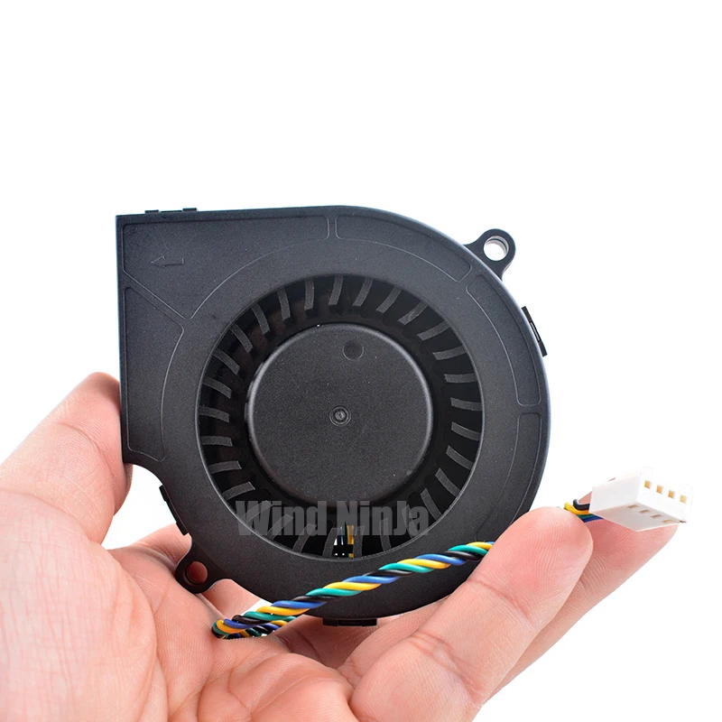 Refrigerador Centrífugo do Ventilador da Turbina Ventilador de Refrigeração para Dissipador de Calor 1u 775 p4 Cpu Bb7515bu B127515bu Dc12v 0.40a 4pin 5000rpm 75 mm - Imagem 5