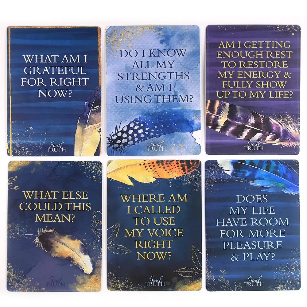 Soul Truth Self Awareness Card Deck New Tarot Cards for Beginners with Guidebook Card Game Board 6