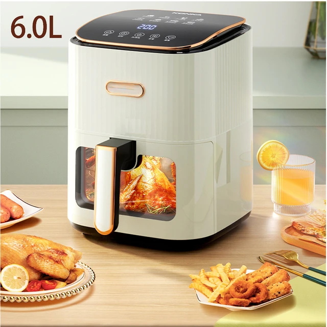 Smart Air Fryer 12l Without Oil With Led Touchscreen Electric Deep Fryer  Oven Nonstick Basket Kitchen Cooking Sonifer - Air Fryers - AliExpress