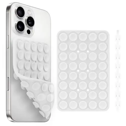 Silicone Suction Cup Phone Holde Multifunctional Fixed Anti-slip Mobile Fixture Double Sided Detachable Phone Rubber Sucker Pad - Image 21