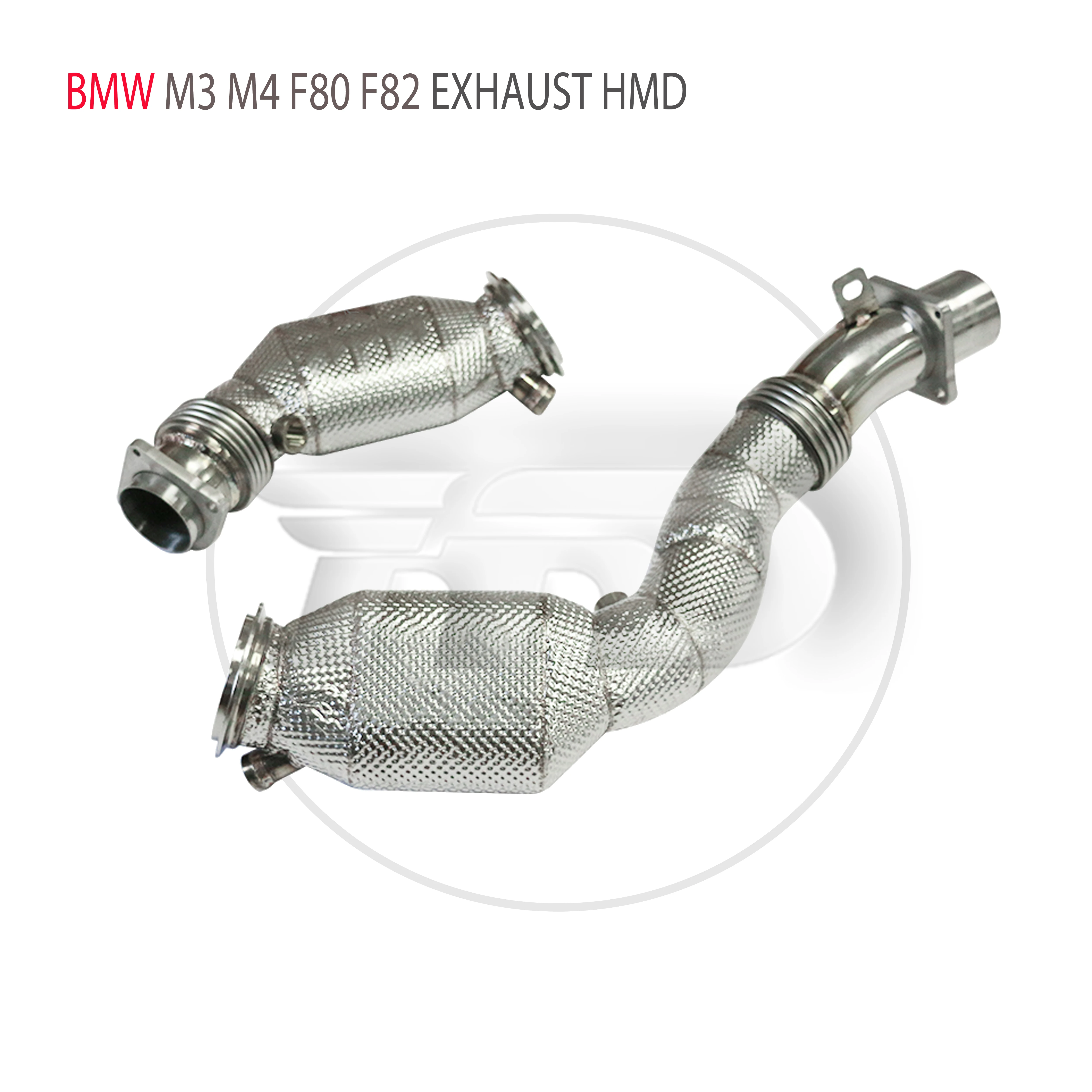 

HMD Exhaust Assembly High Flow Performance Downpipe for BMW M3 M4 F80 F82 S55 Engine 3.0T Car Accessories Catalytic Converter