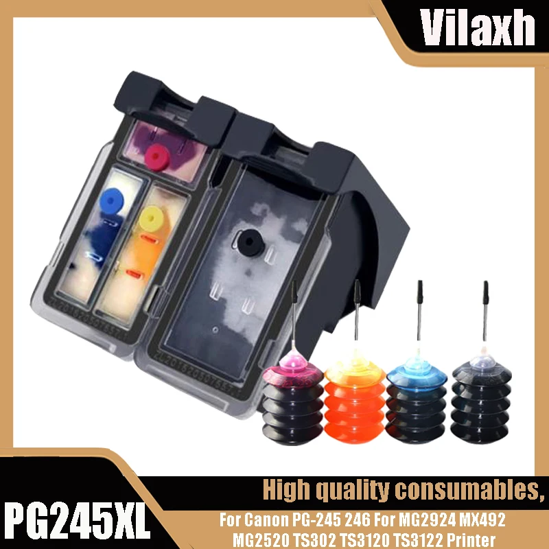 PG245XL CL246XL Ink Cartridges compatible for Canon MG2400 MG2500 MG2880 IP2820 IP2850 MG2920 MG2922 MG2929 MG2522 printer supplies ink cartridge inkjet ink cartridge
