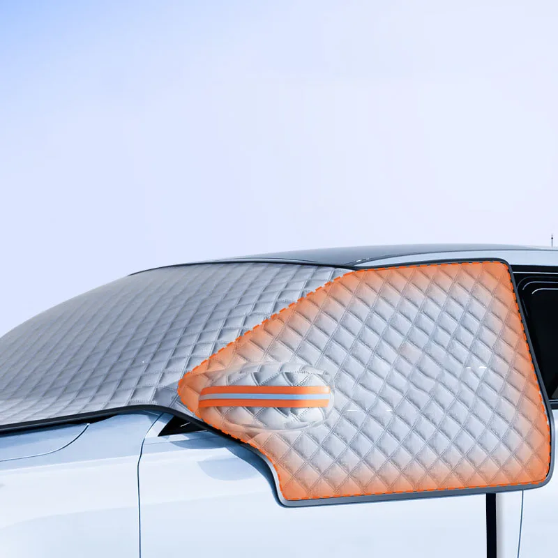 Car snow shield Sunshade sunblock front gear snow shield thickened and lengthened in winter frost protection front windshield