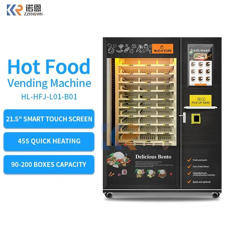 Hot Food Vending Machine with Whole Air Heated 