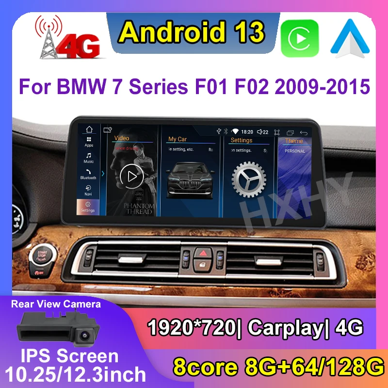 

12.3inch Android 13 Car DVD Player System Multimedia Radio GPS Navi Audio Carplay For BMW 7 Series F01 F02 2009-2015 CIC NBT