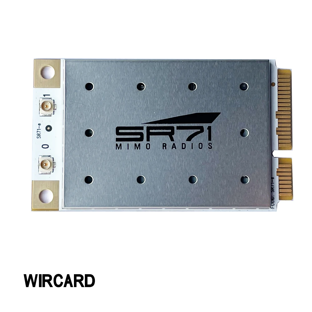 WIRCARD SR71-E AR9280 802.11 A/B/G/N 미니 PCI-E 400mw 고출력 802.11bgn 듀얼 밴드 2.4GHz 5GHz 2x2 MIMO 무선 모듈