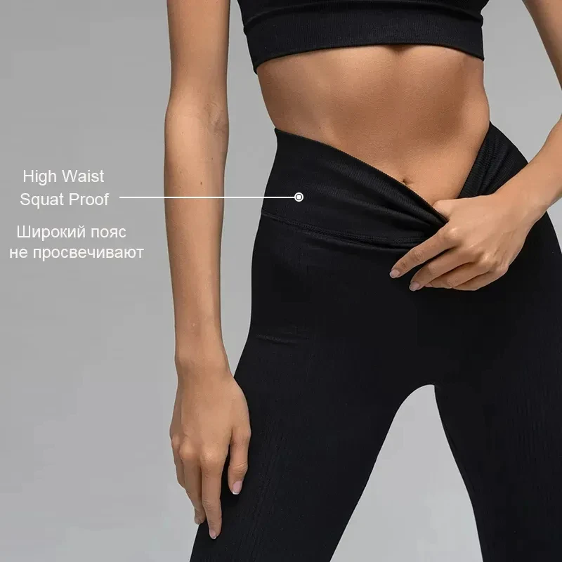 Yoga clothes, women's outdoor sports yoga pants, slim fit running fitness clothes, outdoor high waisted elastic pants, leggings 1