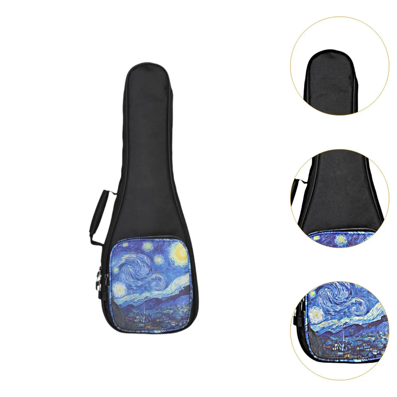 우케 기그백 30인치 우쿨렐레용 우쿨렐레 케이스 스폰지 패딩 소프트 케이스 경량 우쿨렐레 가방 캠핑용 우쿨렐레 기그백