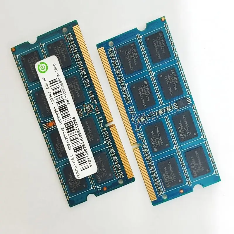 RAMAXEL RAMS DDR3 4GB 2RX8 PC3-12800S-11 Laptop memory ddr3 4gb 1600MHz SODIMM 204pin 1.5v