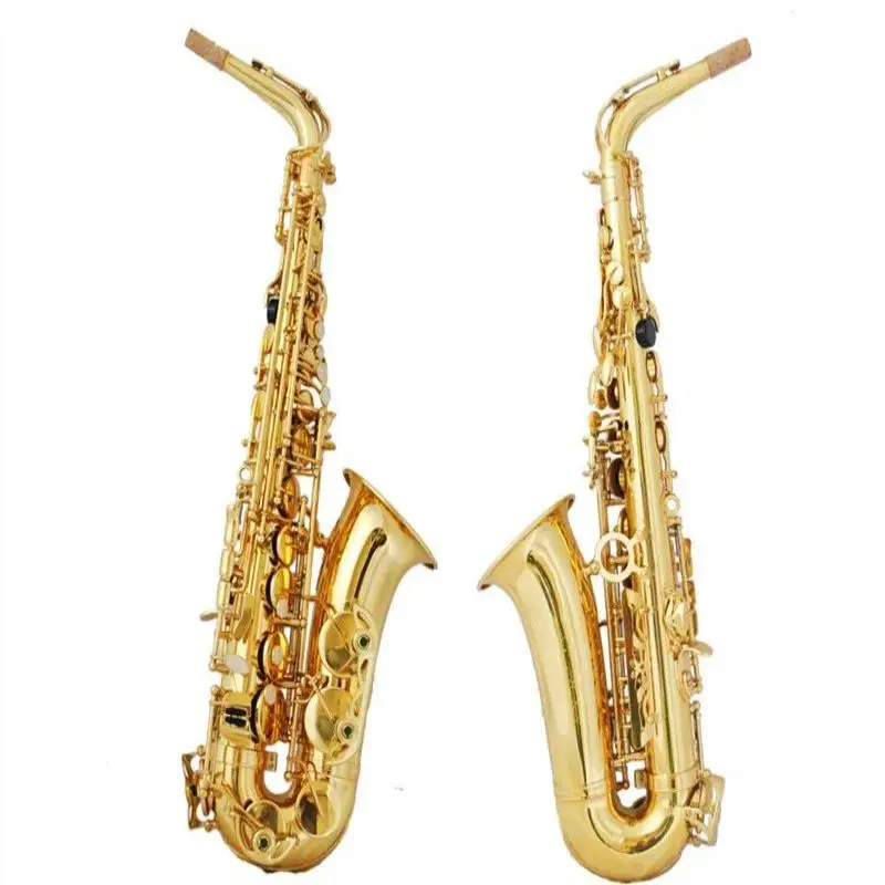 

2020 New Alto saxophone descending E-Tune musical instrument professional performance with Reed. Mouthpiece. Case