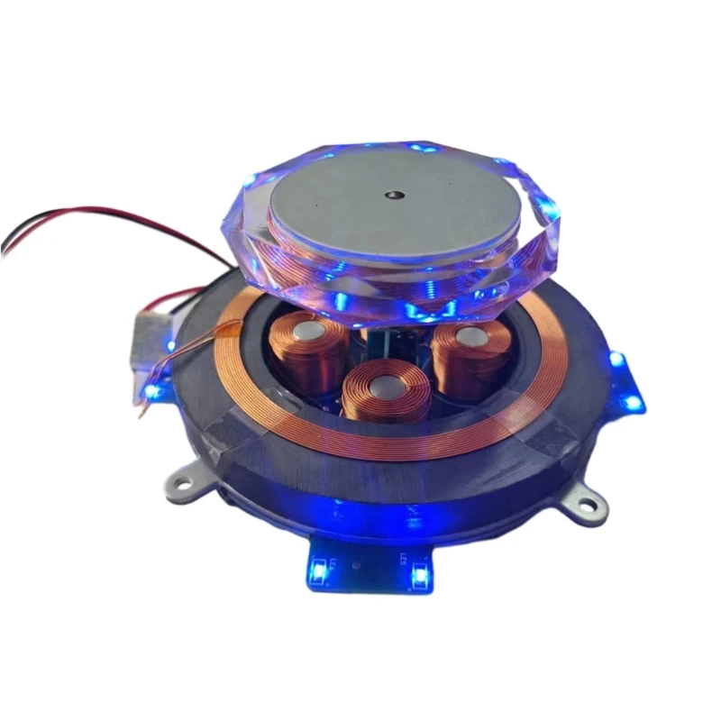 

Magnetic Levitation Module DIY Cores Kit with LED Lamp Load Bearing 500g Magnetic Levitation Machine Wireless Charging