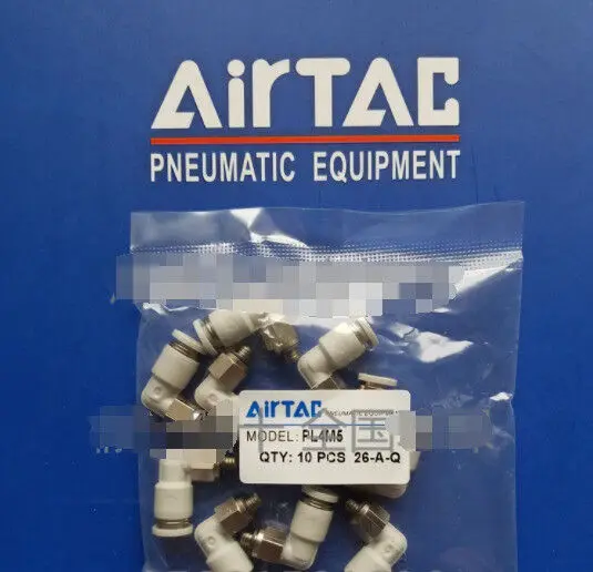 

1 пакет/10 шт. Новые фитинги AirTAC PL4-M5 PL4M5