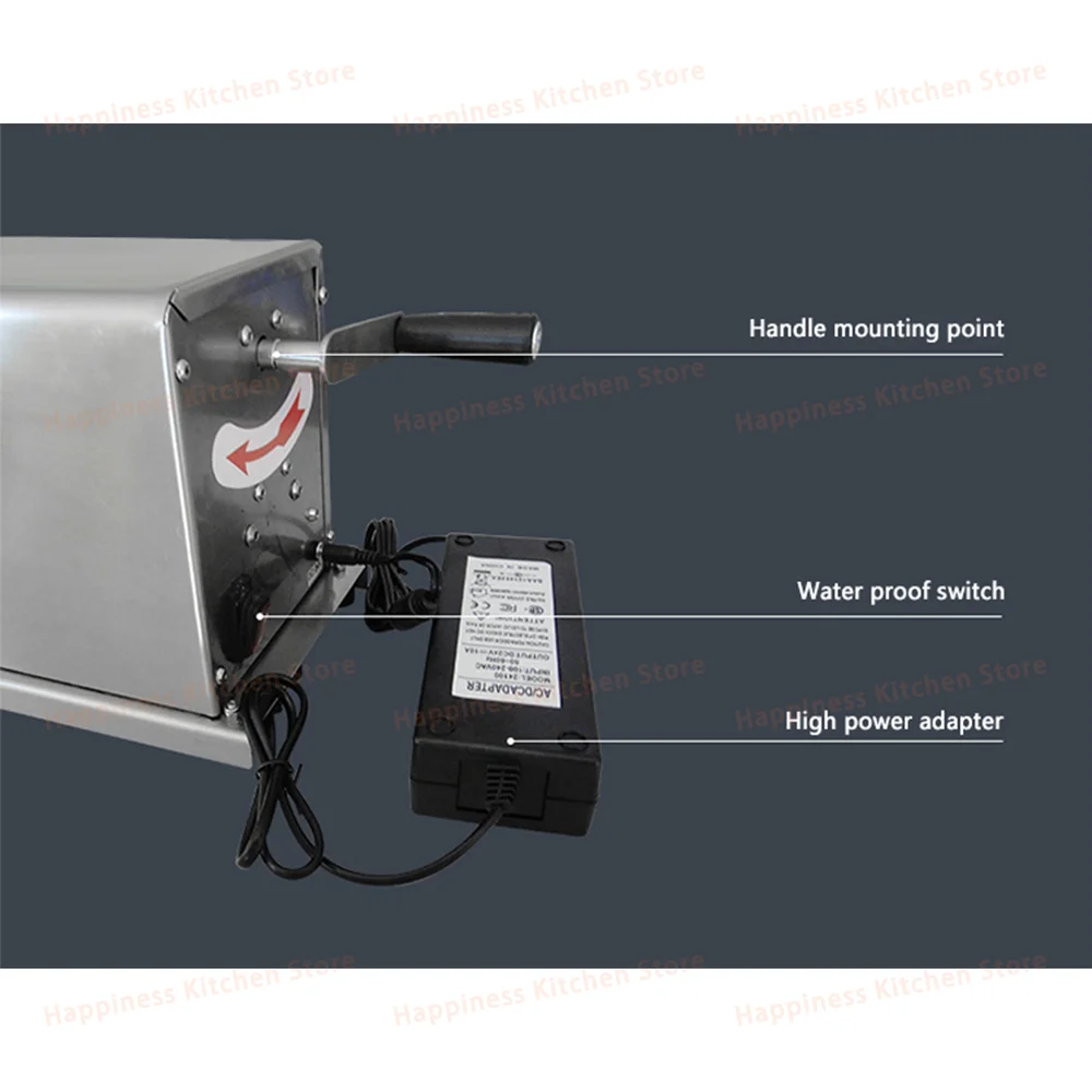 Commercial Spiral Potato Making Machine Potato Twister Automatic Stretch Stick Maker Stainless Steel Food Processor