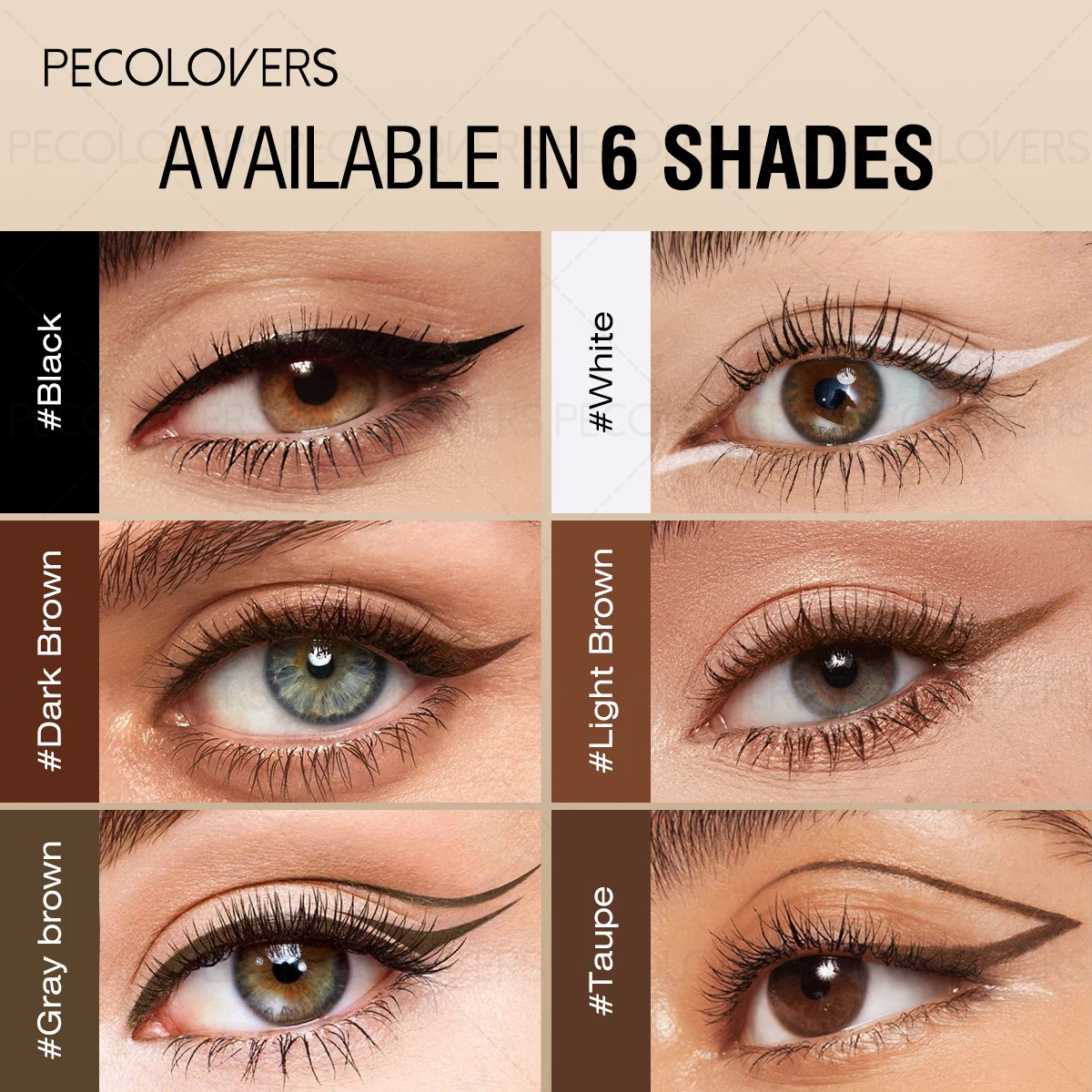 Eyeliner liquido matte waterproof a lunga durata e ultra sottile_voghion.com