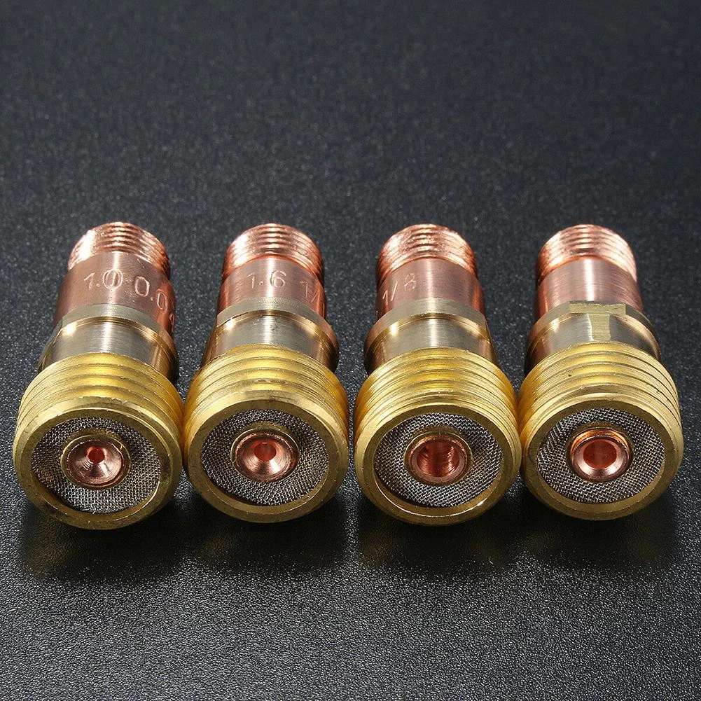 

Chuck Body Gas Mirror Gas Lens High Quality WP-17/18/26 Torch With Mesh 1pcs Body Stubby Brass Collets Connector