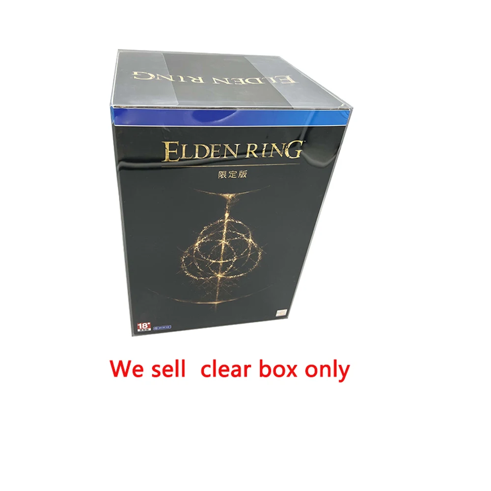 

Plastic cover For PS4 Elden Ring Limited Edition Collection Protection Transparent Display Box