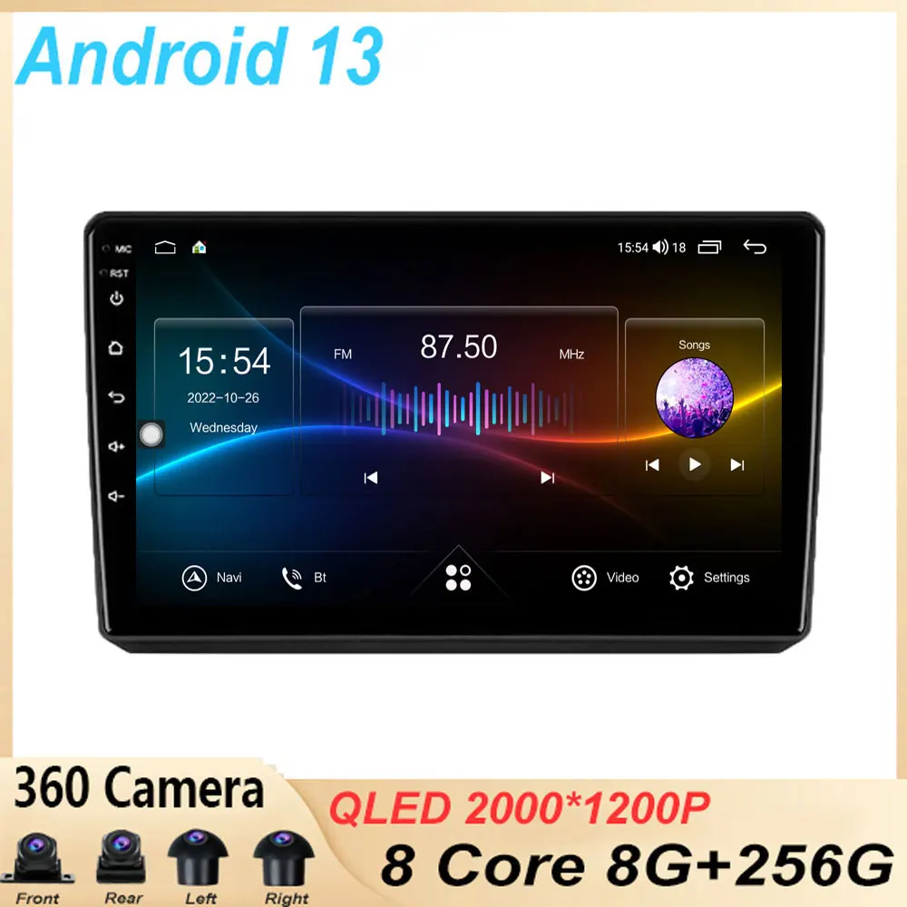 

9 inch For Nissan Almera 3 G15 2012 - 2018 android 13 Car Radio Multimedia Video Player Android auto wireless adapter BT5.0