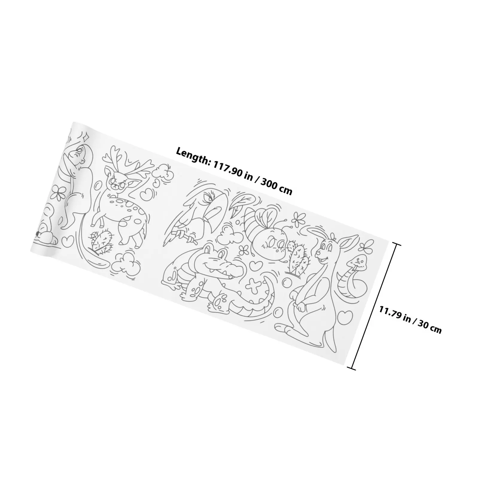 거대한 어린이용 색칠 포스터 롤, 부드럽고 튼튼한 종이, DIY 그래피티 벽 예술, 그림 그리기, 공예, 학교 숙제, 재미있는 활동에 적합
