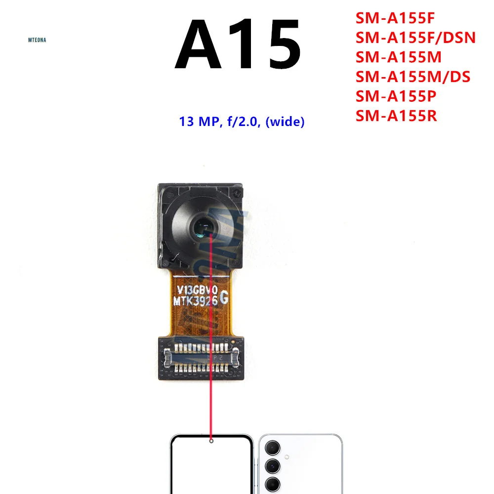 Enhanced Smartphone Camera Module Replacement - Front and Rear Selfie & Wide Lens Flex Cable Part