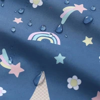 J15U Feeding Bib for Baby Boys Girl 6M-4Y Waterproof Bib Apron Smock with Table Cover Infant Mess-Free Kid Full Coverage Bib