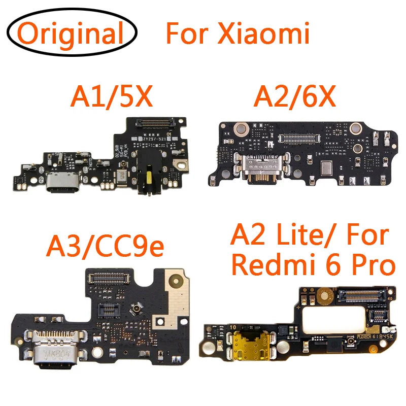 

Original USB Charging Connector Dock Port Flex Cable Board For Xiaomi Mi 5X 6X A2 Lite A3 Repair Parts Replacement