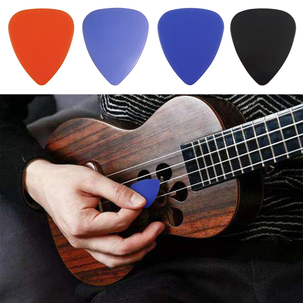 Lightweight ABS Guitar Picks Plectrums for Folk Electric Ukulele Bass
